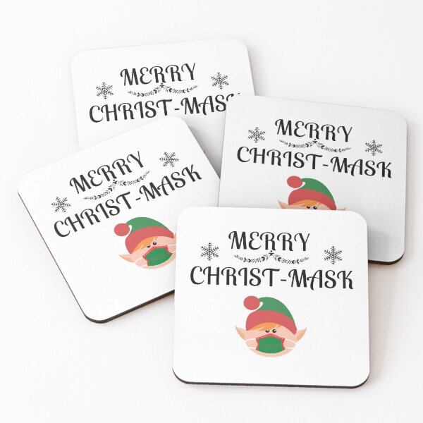 Item preview, Merry Christmask Quarantine Elf designed and sold by NickDsigns.