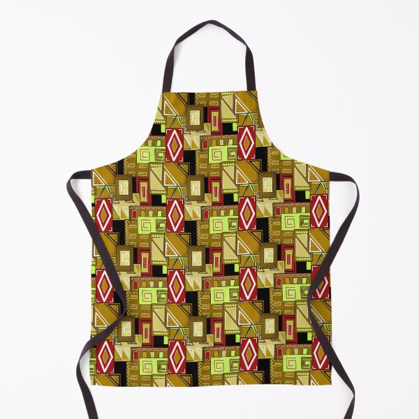 Item preview, Patchwork seamless geometric folk pattern texture background designed and sold by fuzzyfox.