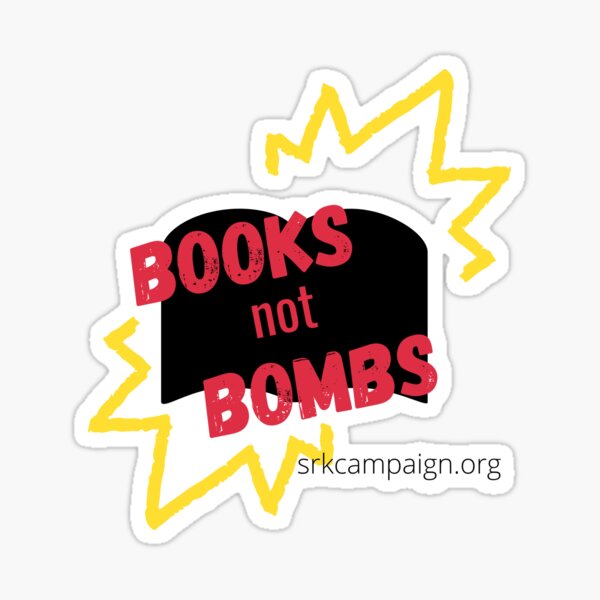 Books Not Bombs | Stop Recruiting Kids Sticker