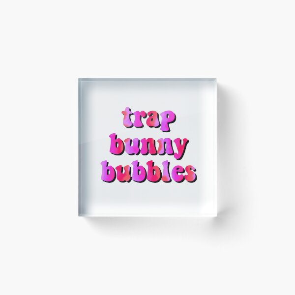 Item preview, trap bunny bubble designed and sold by wordswithfonts.
