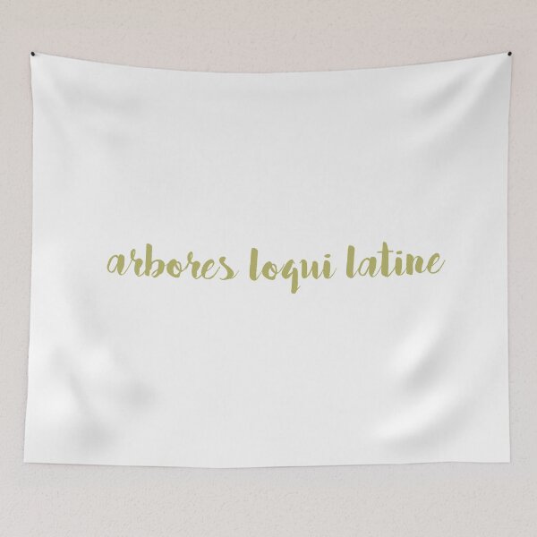 Item preview, the trees speak latin designed and sold by lovely-lyrics.