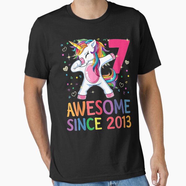 Girls 6th Birthday Dabbing Emoji Tshirt Awesome Since 2013 Girls 6th Birthday Dabbing Emoji Tshirt Awesome Since 2013