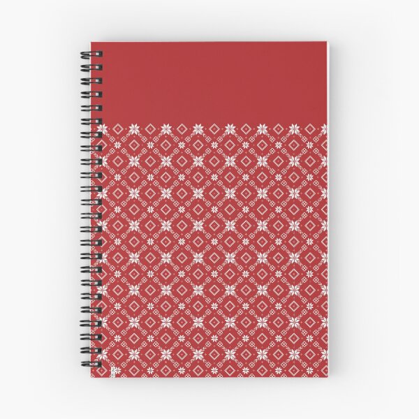 Item preview, Scandinavian Red Stars Pattern designed and sold by Monika Collins.
