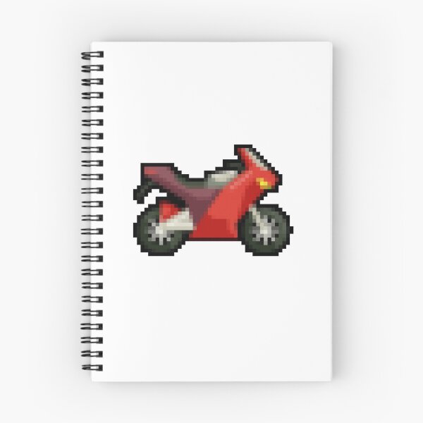 Item preview, Pixel Motorcycle Red Gamer Aesthetic designed and sold by thefrshmachine.
