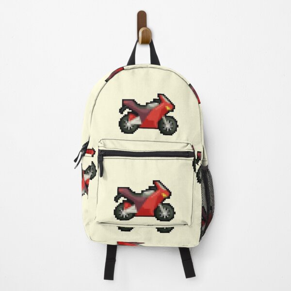 Item preview, Pixel Motorcycle Red Gamer Aesthetic designed and sold by thefrshmachine.
