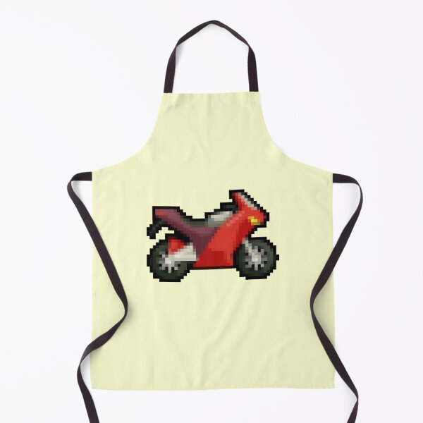 Item preview, Pixel Motorcycle Red Gamer Aesthetic designed and sold by thefrshmachine.