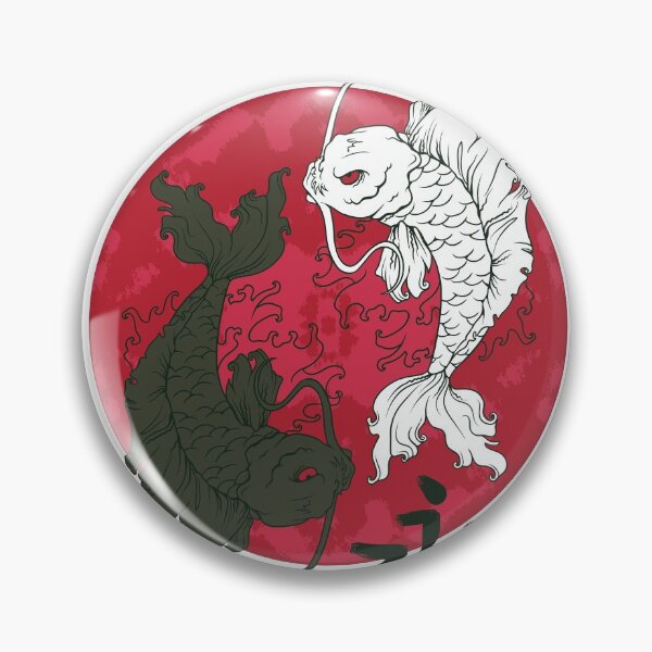 Item preview, Red And Black Coy Fish designed and sold by DopeTops.