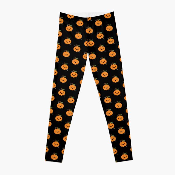 Cute pumpkin Leggings for Sale by Kaela Soltoff