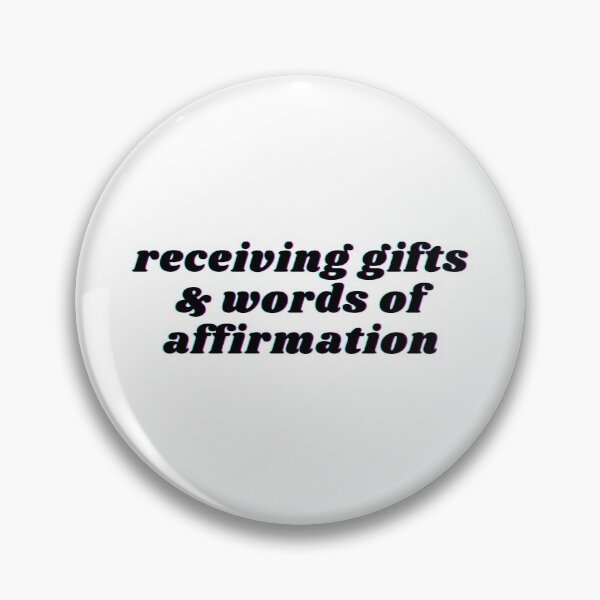 Item preview, Love Language receiving gifts & words of affirmation designed and sold by STUDIOmilk.