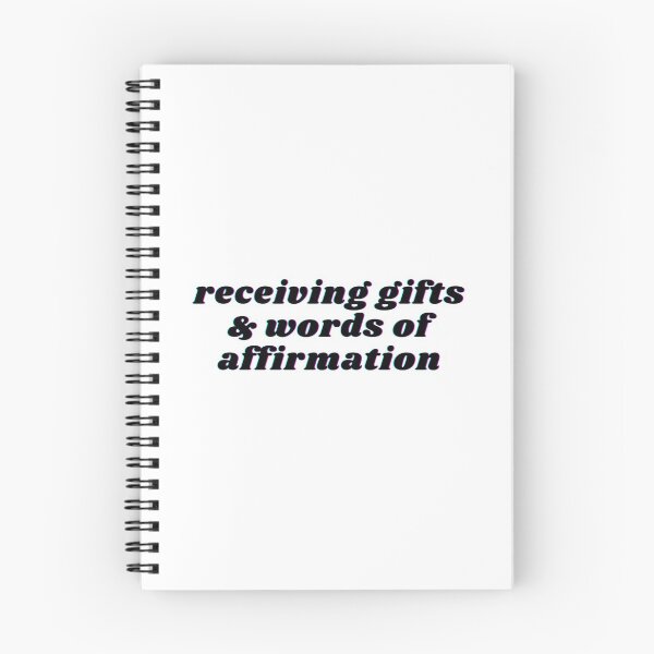 Item preview, Love Language receiving gifts & words of affirmation designed and sold by STUDIOmilk.