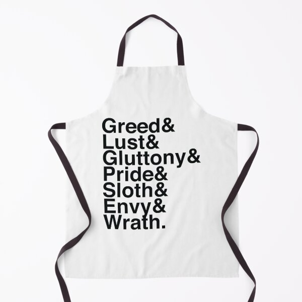 Item preview, 7 Deadly Sins - Helvetica designed and sold by CloakAndDaggers.