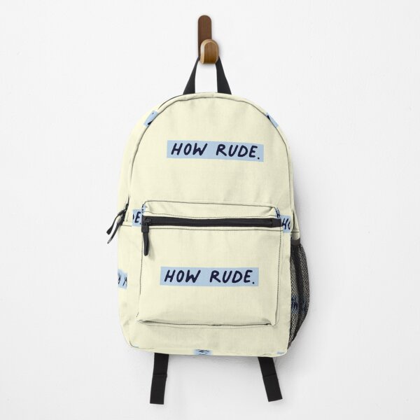 Item preview, How Rude Joke Teen Quote Blue designed and sold by thefrshmachine.