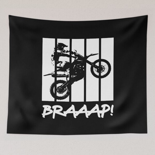 Item preview, Brap Braap-Braaap Funny Dirt Bike Racing Motocross designed and sold by pixeljamz.
