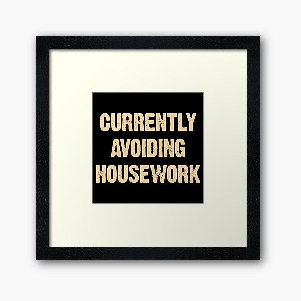 Item preview, Currently Avoiding Housework Funny Mom Vintage Saying Gift designed and sold by Style4You24.