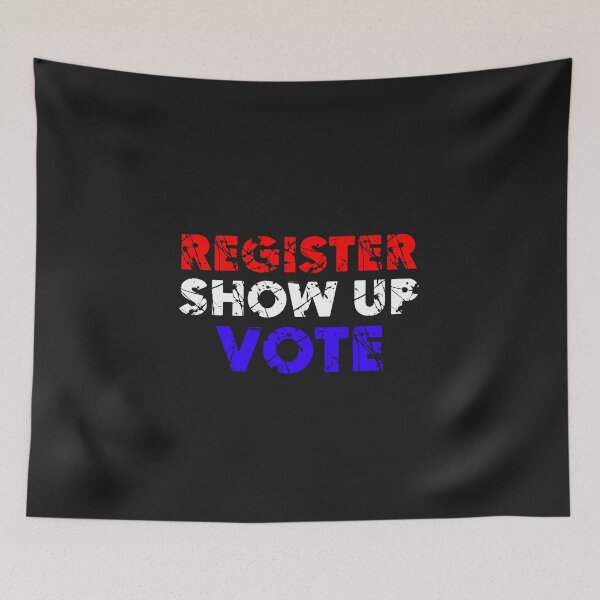 Item preview, Register Show Up Vote designed and sold by BestOfTravel.