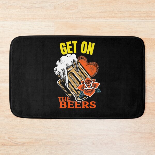 Item preview, Get On the Beers - (Pint of Beer, Love Heart and a Rose) designed and sold by Rcasadesign.