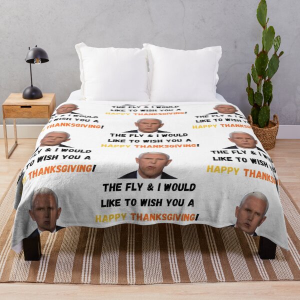 Item preview, HAPPY THANKSGIVING FROM FLY AND I designed and sold by LiveAndGlow.