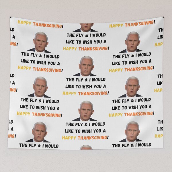 Item preview, HAPPY THANKSGIVING FROM FLY AND I designed and sold by LiveAndGlow.