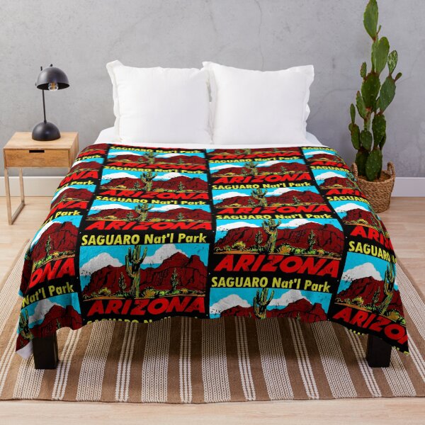 Item preview, Saguaro National Park Arizona Vintage Travel Decal designed and sold by hilda74.