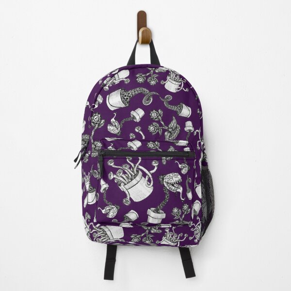 Item preview, Purple Haunted Garden Plants Pen and Ink Pattern designed and sold by Ariana Dagan.