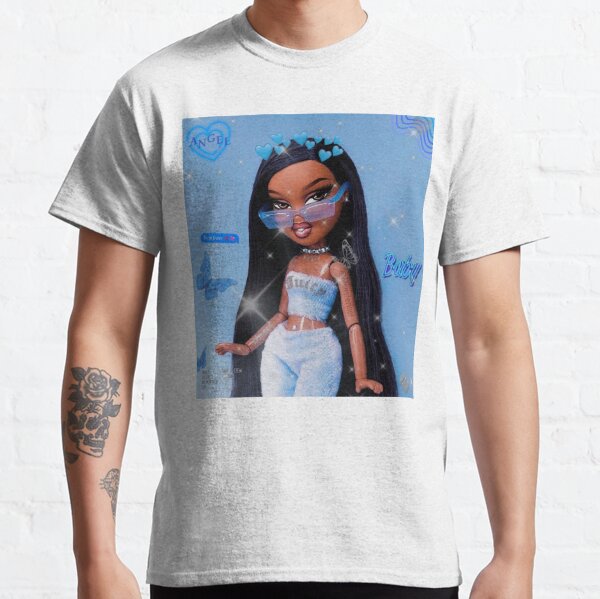 Y2k Bratz Graphic Tee Y2k Bratz blue and white - Depop