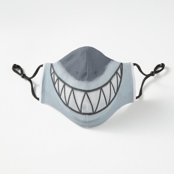 Great White Shark Smile Mask! Fitted 3-Layer