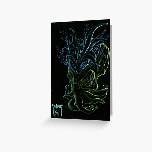 Cthulhu Open Mind Greeting Card