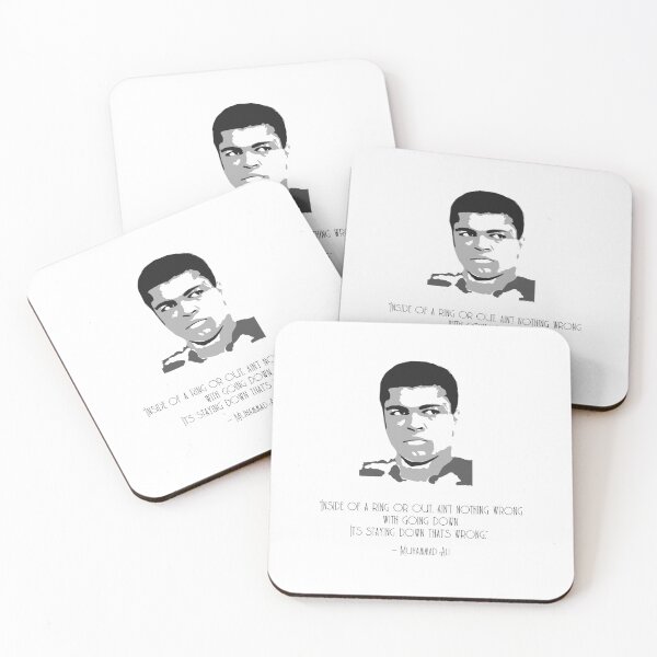 Item preview, Muhammad Ali Quote It’s Staying Down That’s Wrong designed and sold by CreativeEmpires.