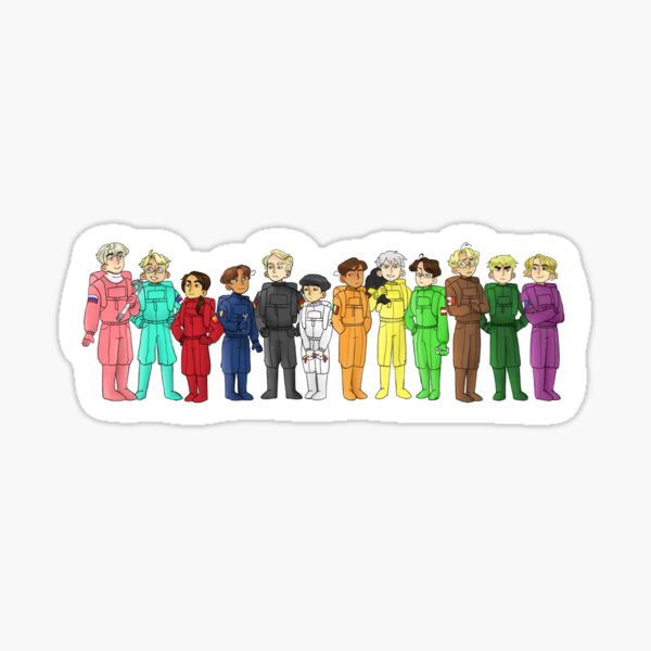 Hetalia Group Sticker Sticker