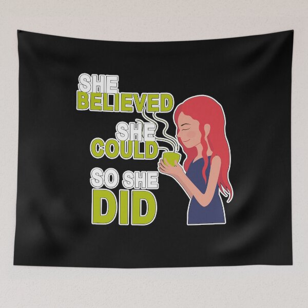 Item preview, she believed she could, so she did designed and sold by letsgoh.