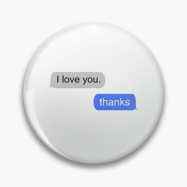 Item preview, I love you. thanks text message designed and sold by MeliCollective.