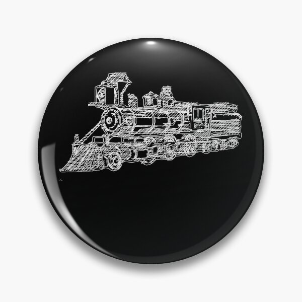 Item preview, Locomotive Tank Engine Train - Line Sketch designed and sold by onicon.
