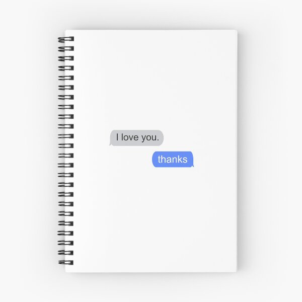Item preview, I love you. thanks text message designed and sold by MeliCollective.
