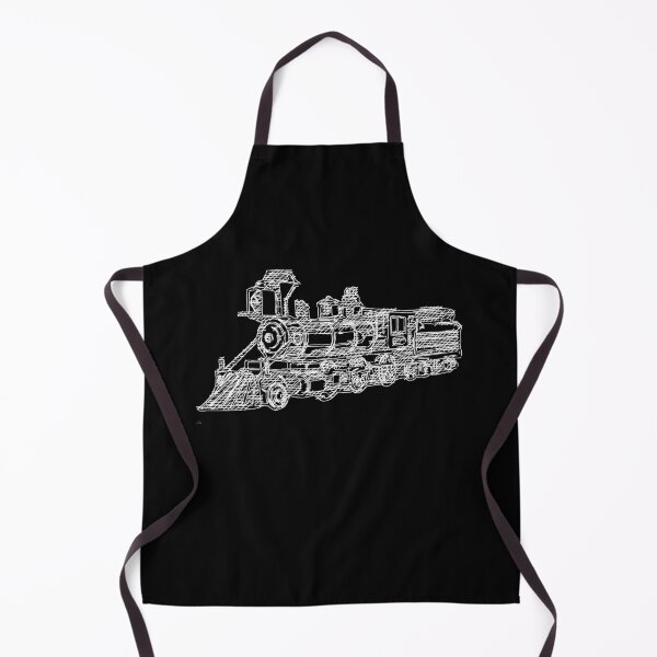 Item preview, Locomotive Tank Engine Train - Line Sketch designed and sold by onicon.