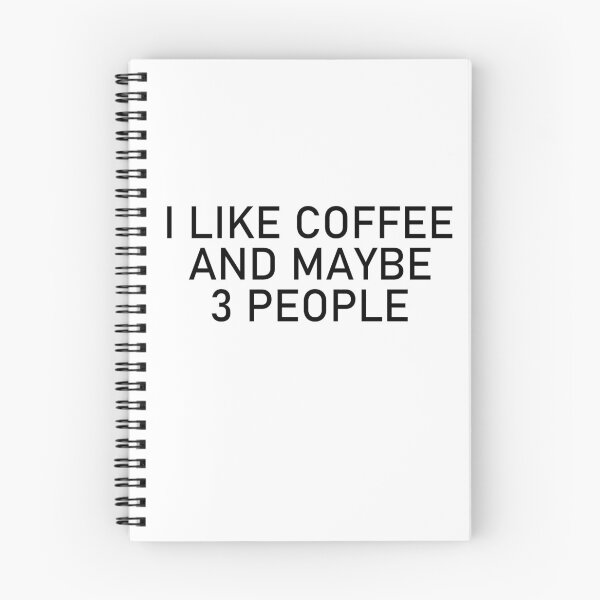 Item preview, Crazy Dog T-Shirts Womens I Like Coffee and Maybe 3 People T Shirt Funny Sarcastic Tee for Ladies designed and sold by alexyoussef.