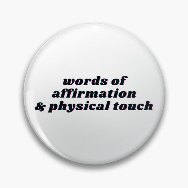Item preview, words of affirmation & physical touch designed and sold by STUDIOmilk.