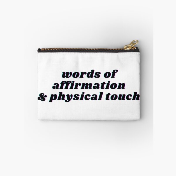 Item preview, words of affirmation & physical touch designed and sold by STUDIOmilk.