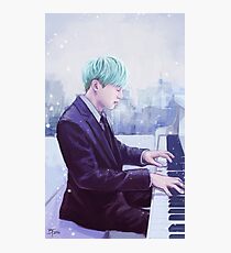 Piano Man Yoongi Photographic Print