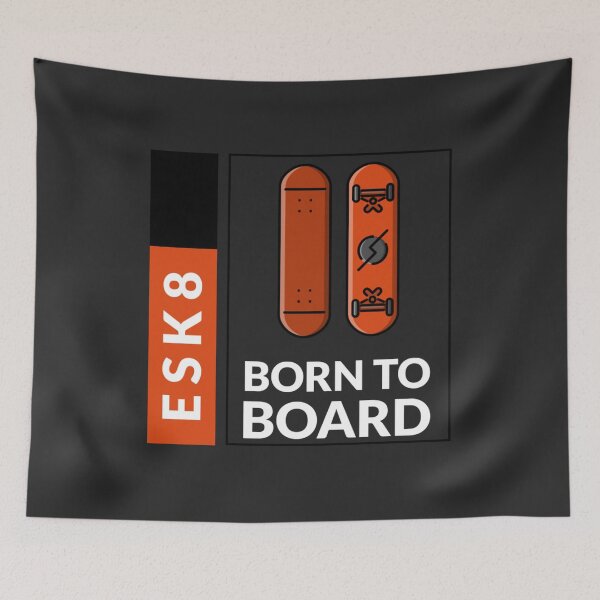 Item preview, ESK8 - Born to Board designed and sold by SilverFoxStore.