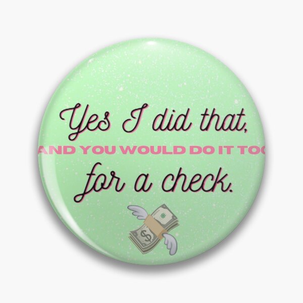 Item preview, Yes I did that, and you would do it too for a check designed and sold by picouticout.