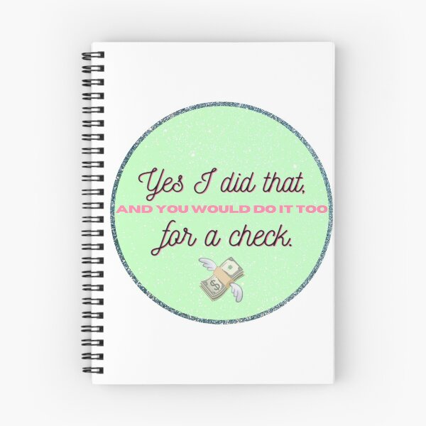 Item preview, Yes I did that, and you would do it too for a check designed and sold by picouticout.