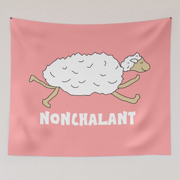 Item preview, Sheep Nonchalant designed and sold by oxoxoxo.
