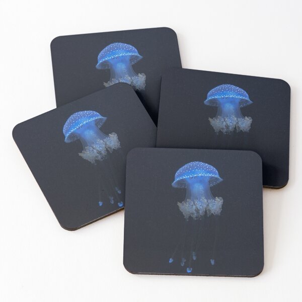 Item preview, Deep Sea Blue Jellyfish designed and sold by Alladin7.