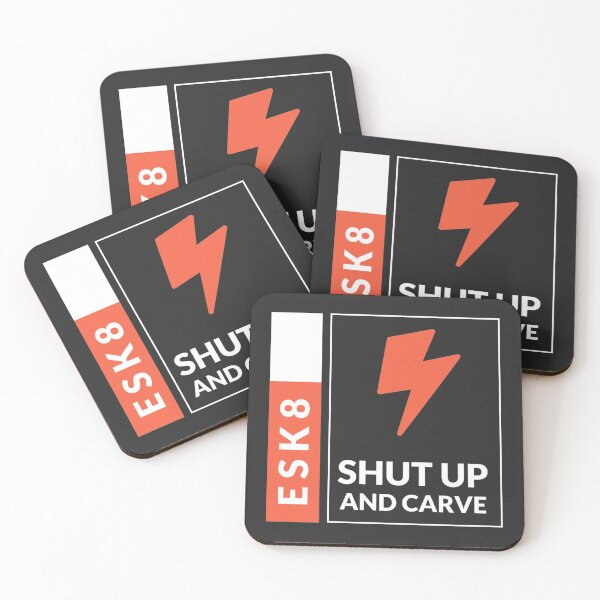 Item preview,  ESK8 - Shut up and Carve. designed and sold by SilverFoxStore.