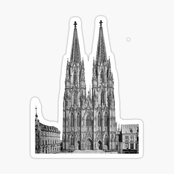 Cologne cathedral Kölner Dom Cologne Köln Colonia Sticker