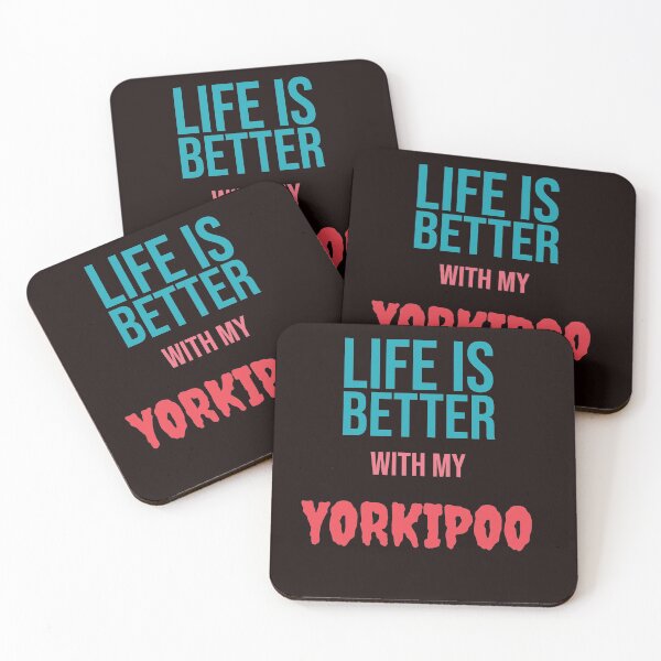 Item preview, Life is Better with my YORKIPOO designed and sold by amrmab.
