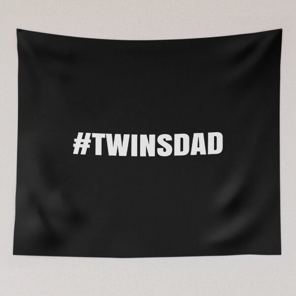 Item preview, Dad of twins, yes we are twin, no we are not identical, hashtag twins dad designed and sold by T-DESIGNEDZ.