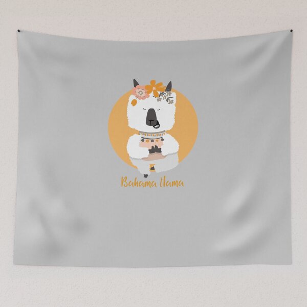 Item preview, Bahama Llama Yoga - Llama Yoga designed and sold by Kaos Urbanwear.
