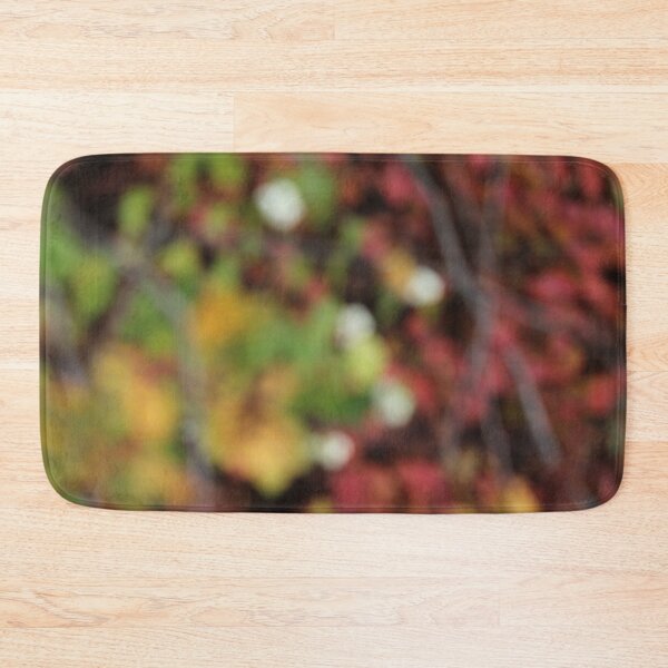 Item preview, Red, yellow and Green Fall Leaves and some sticks but fuzzy for some reason designed and sold by Bobtherandomcat.