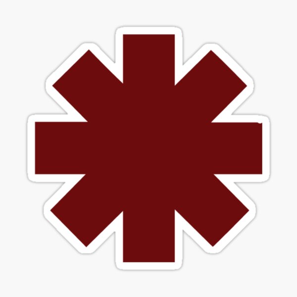 Red Hot Chili Peppers Logo Sticker